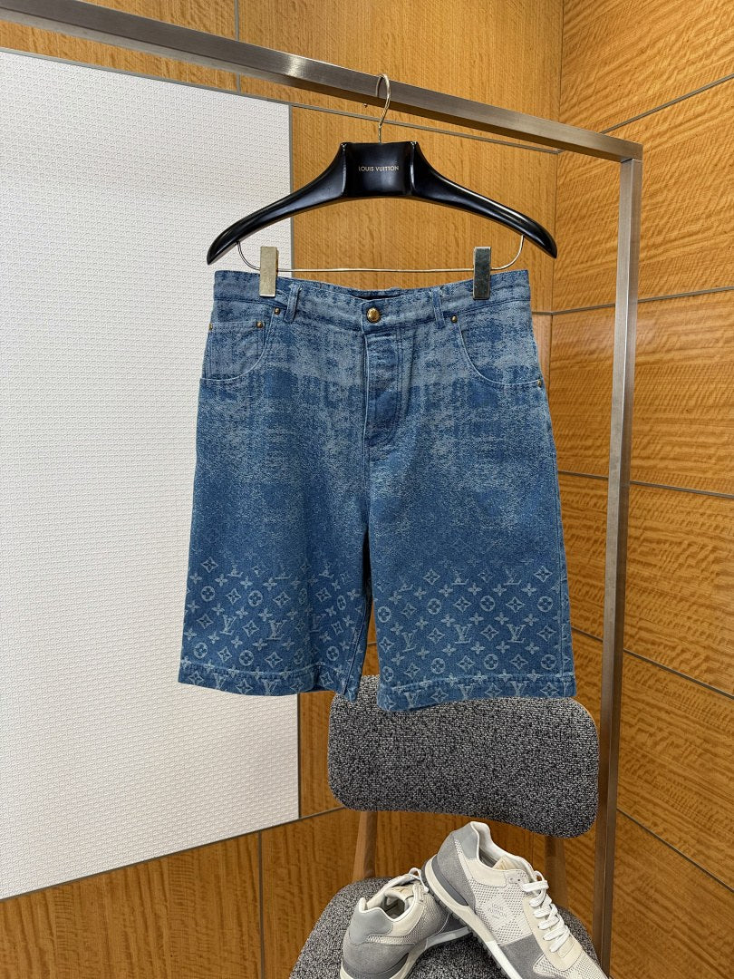 Louis Vuitton Monogram Denim Shorts