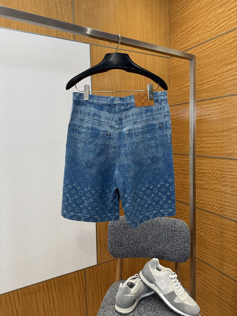Louis Vuitton Monogram Denim Shorts