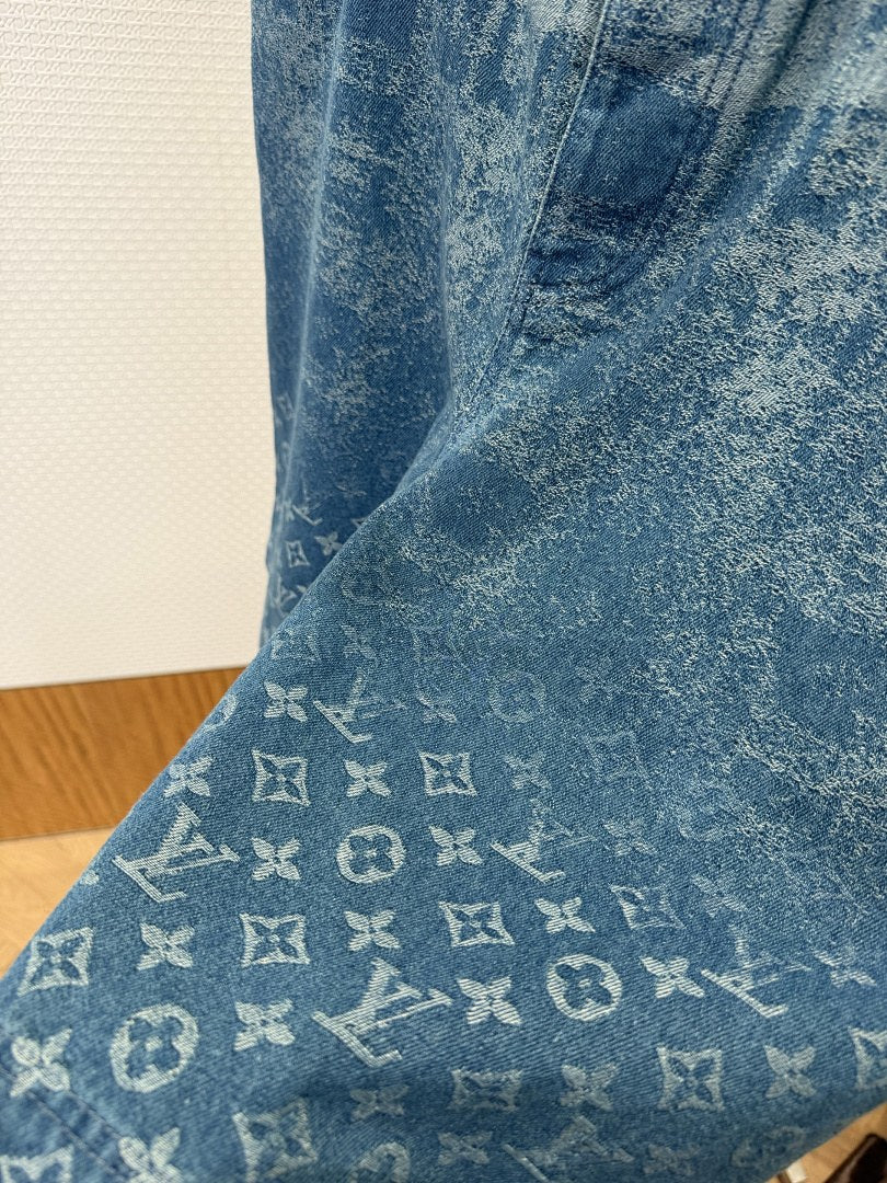 Louis Vuitton Monogram Denim Shorts