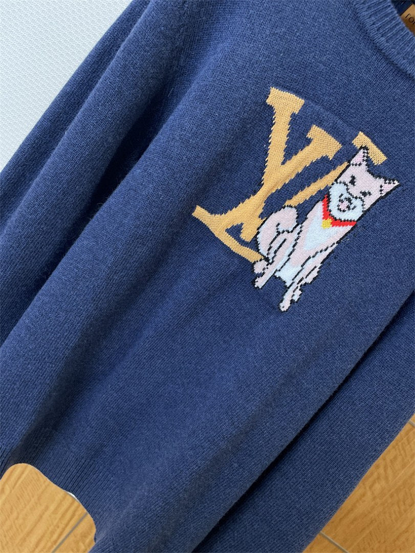 Louis Vuitton Cat Knit Sweater