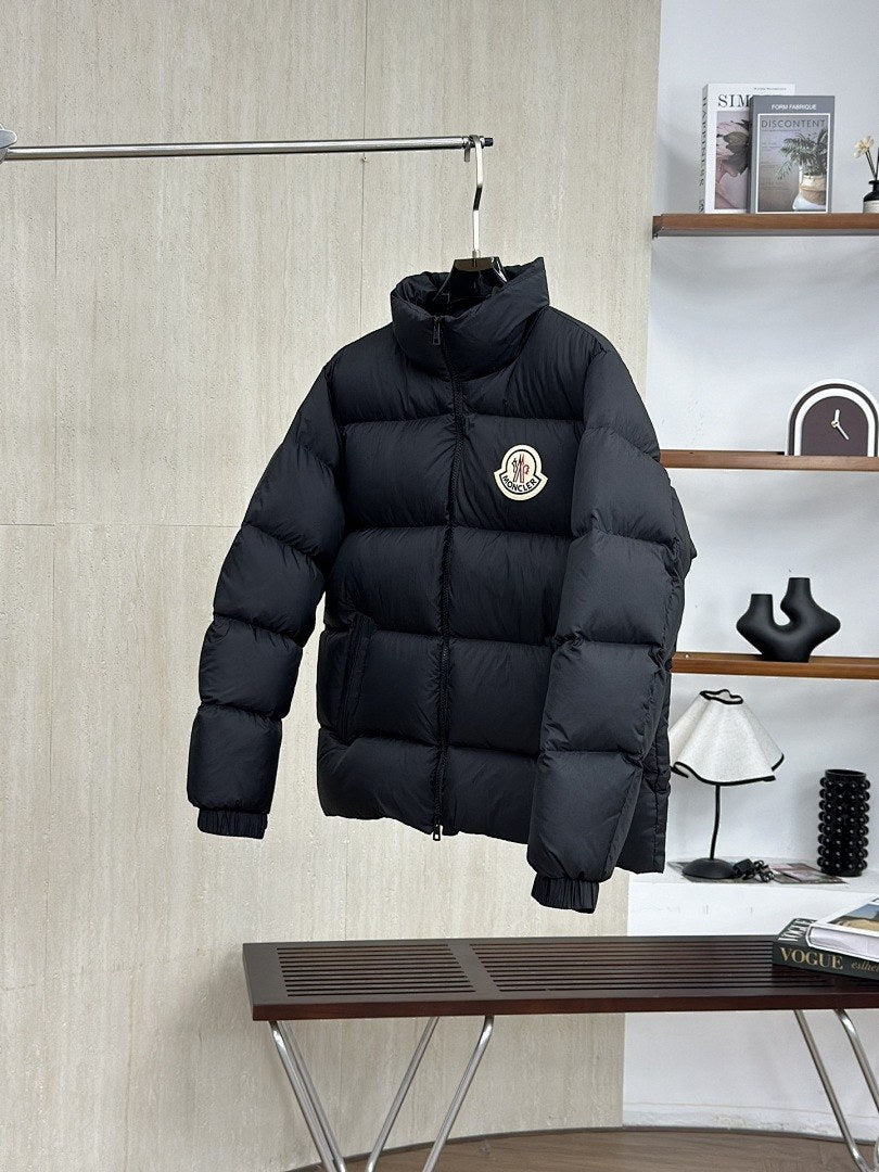 Moncler Logo Patch Down Jacket