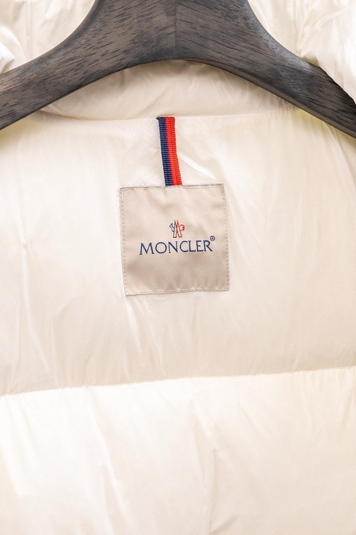 Moncler Tricolor Zip Hooded Down Jacket