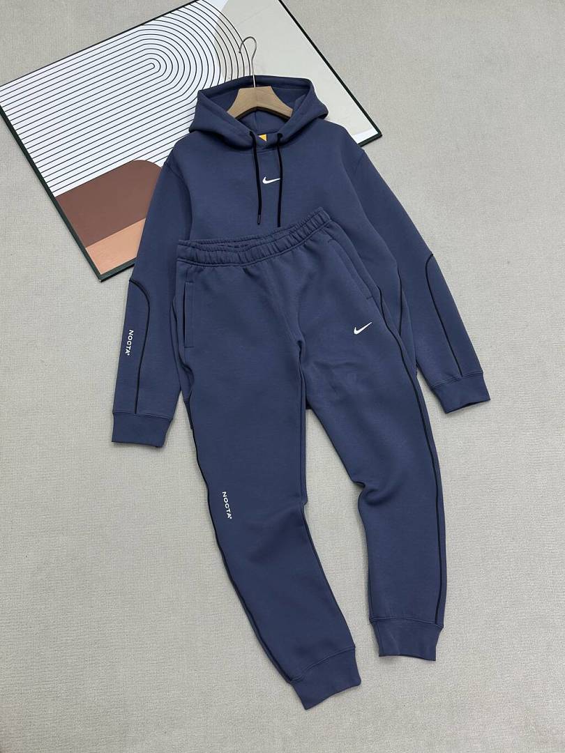 Nike NOCTA Fleece Hoodie Set - Navy
