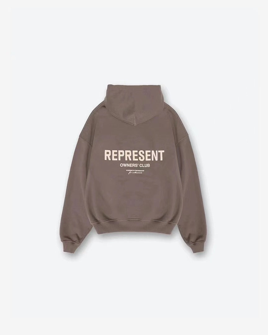 Represent Hoodie AB010 Mocha - back