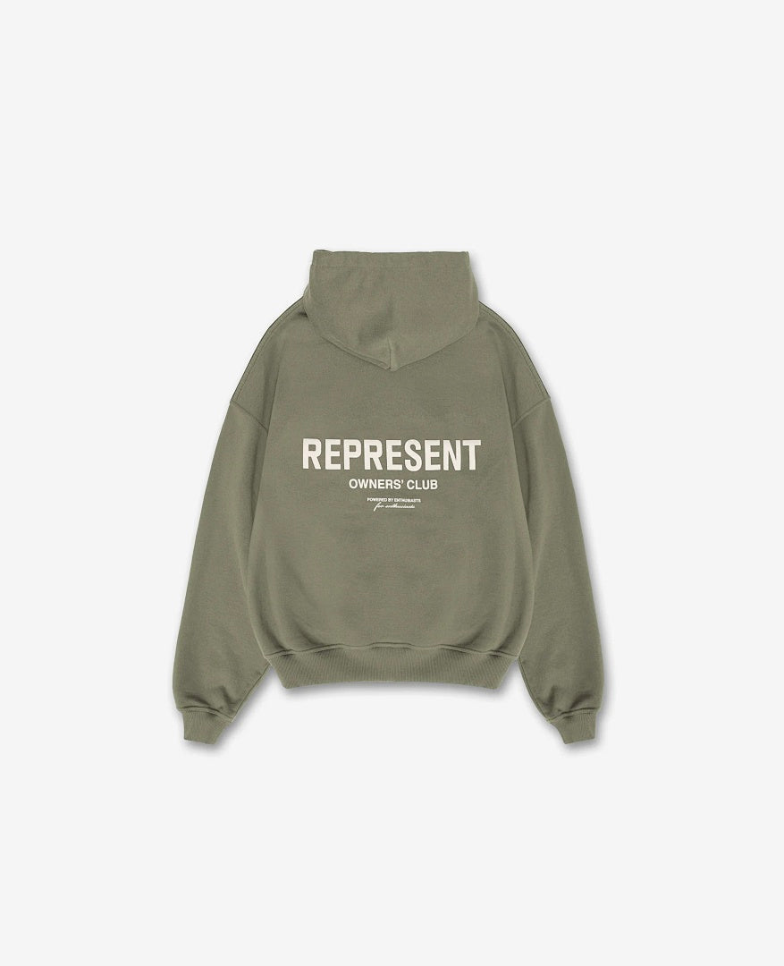 Represent Hoodie AB010 Olive - back