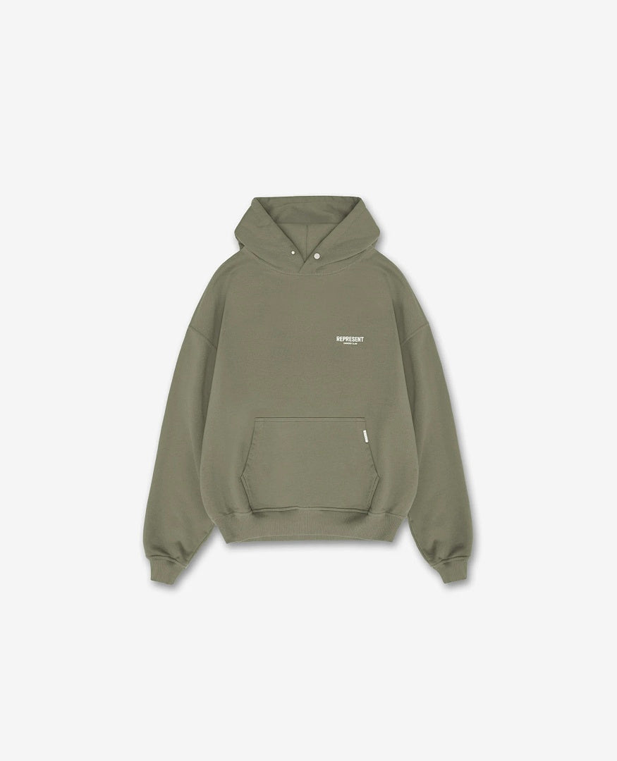 Represent Hoodie AB010 Olive - front