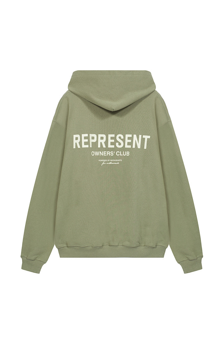Represent Hoodie AB010 Sage - front
