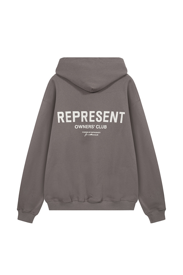 Represent Hoodie AB010 Taupe - front