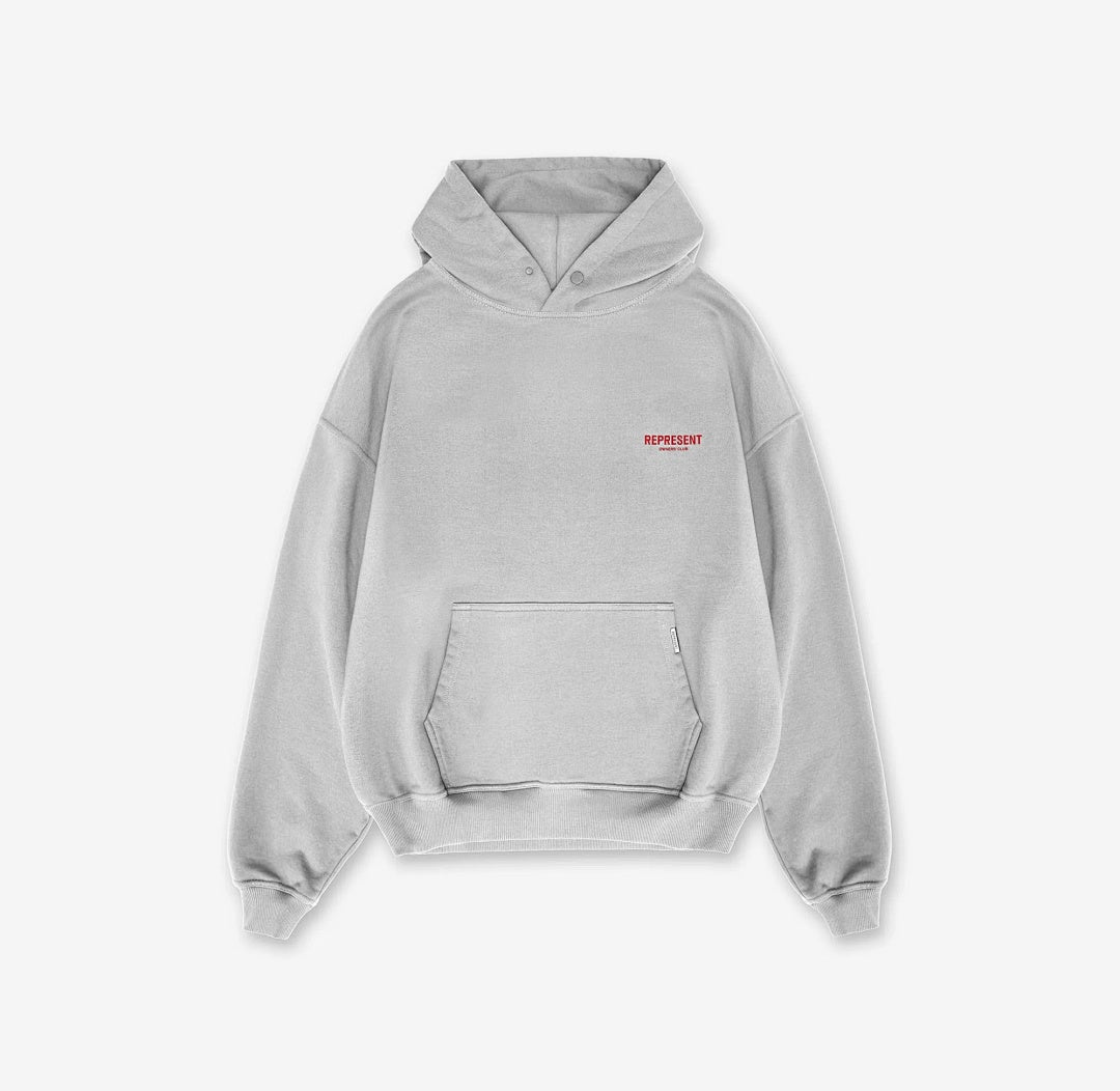 Represent Hoodie AB010 White - front