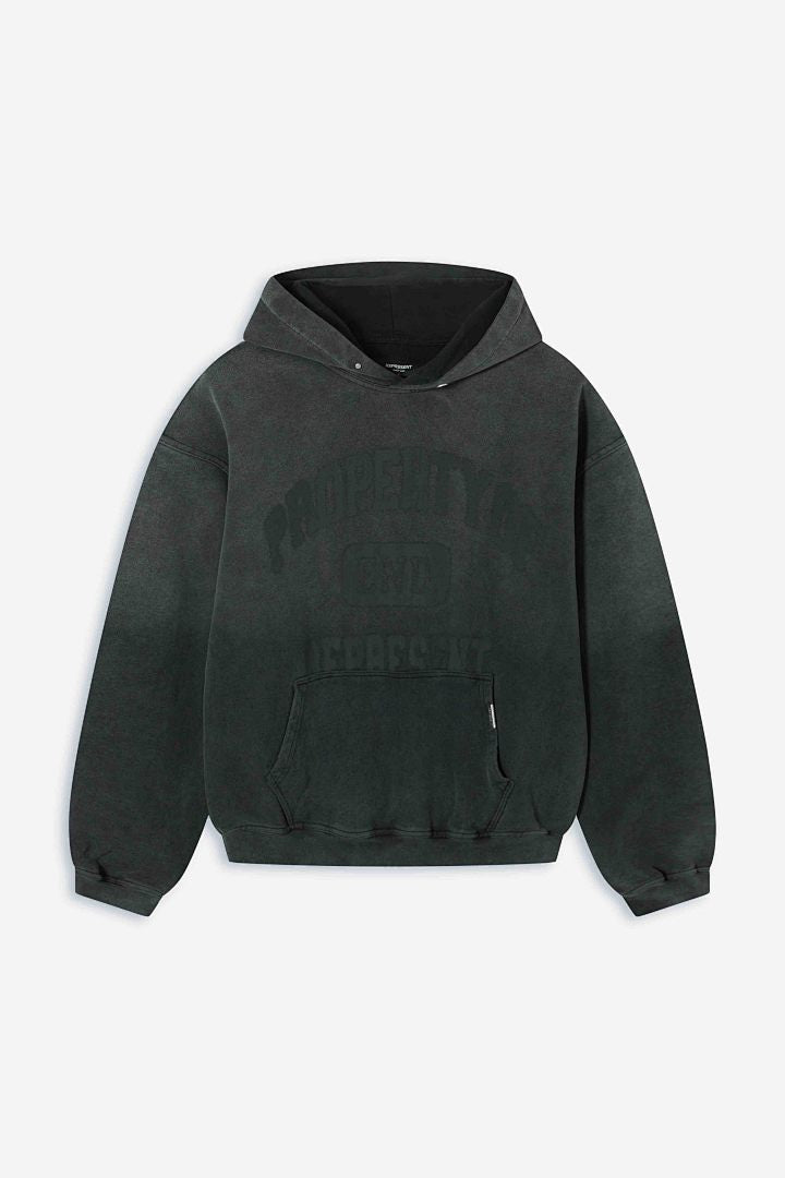 Represent Hoodie END Property Of Washed Black - front