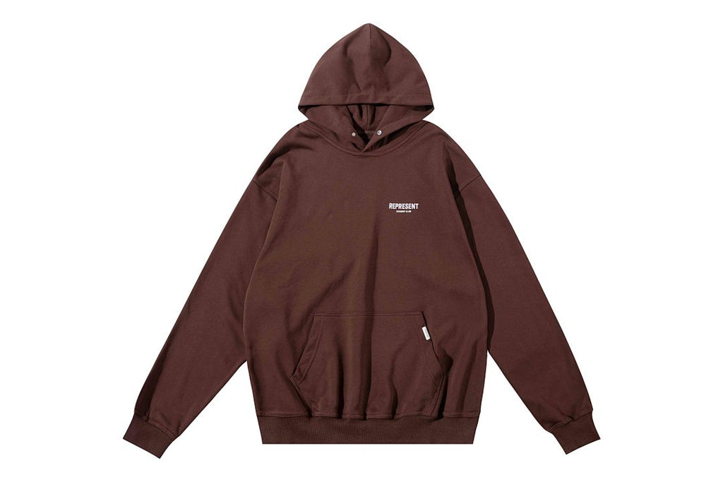 Represent Hoodie Owners Club Brown - front