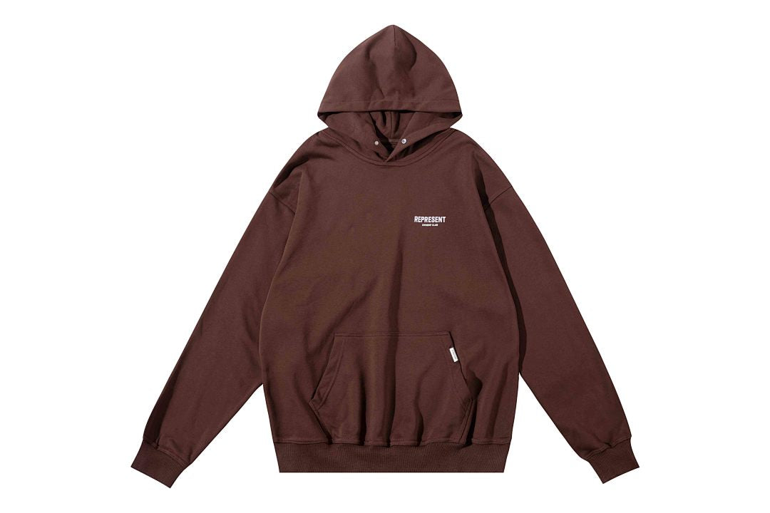 Represent Hoodie Owners Club Brown - front