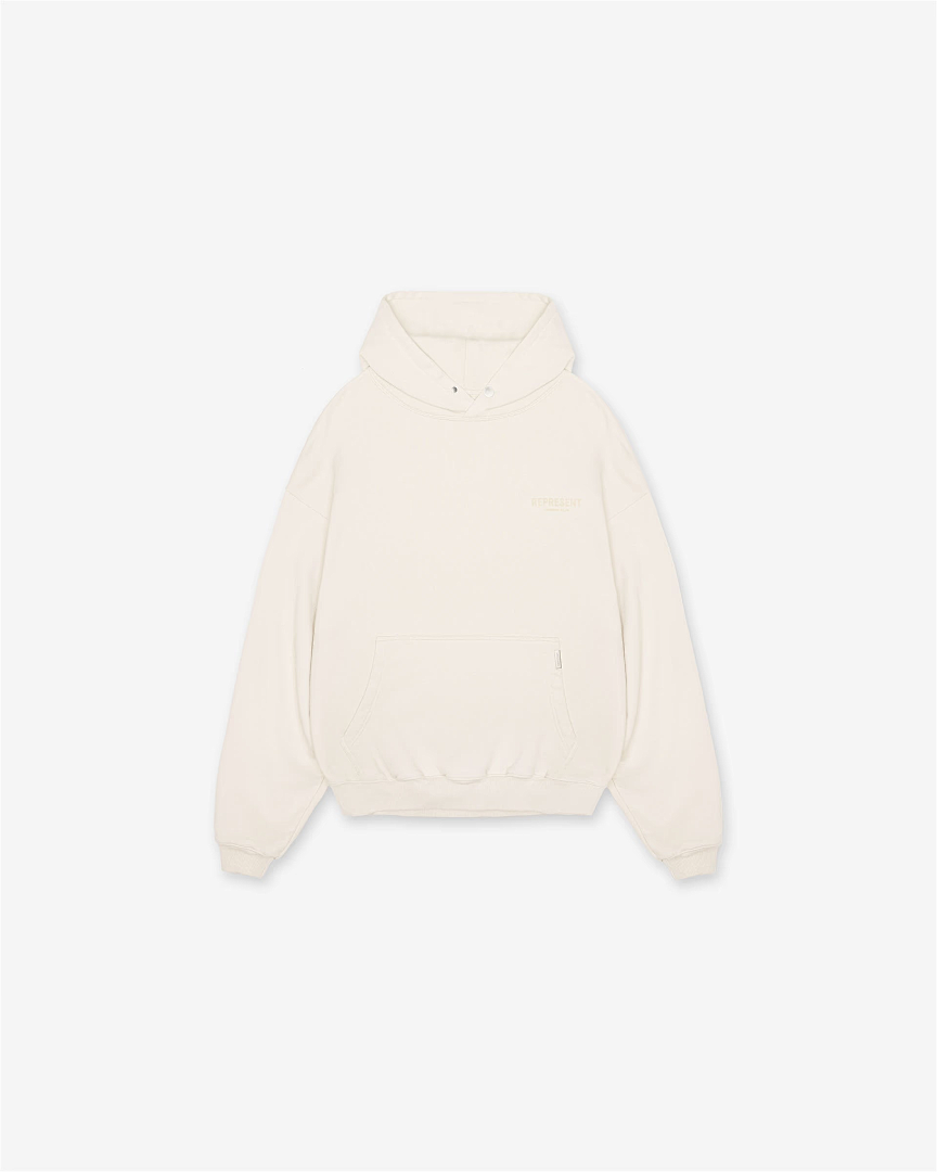 Represent Hoodie Owners Club Cream - front