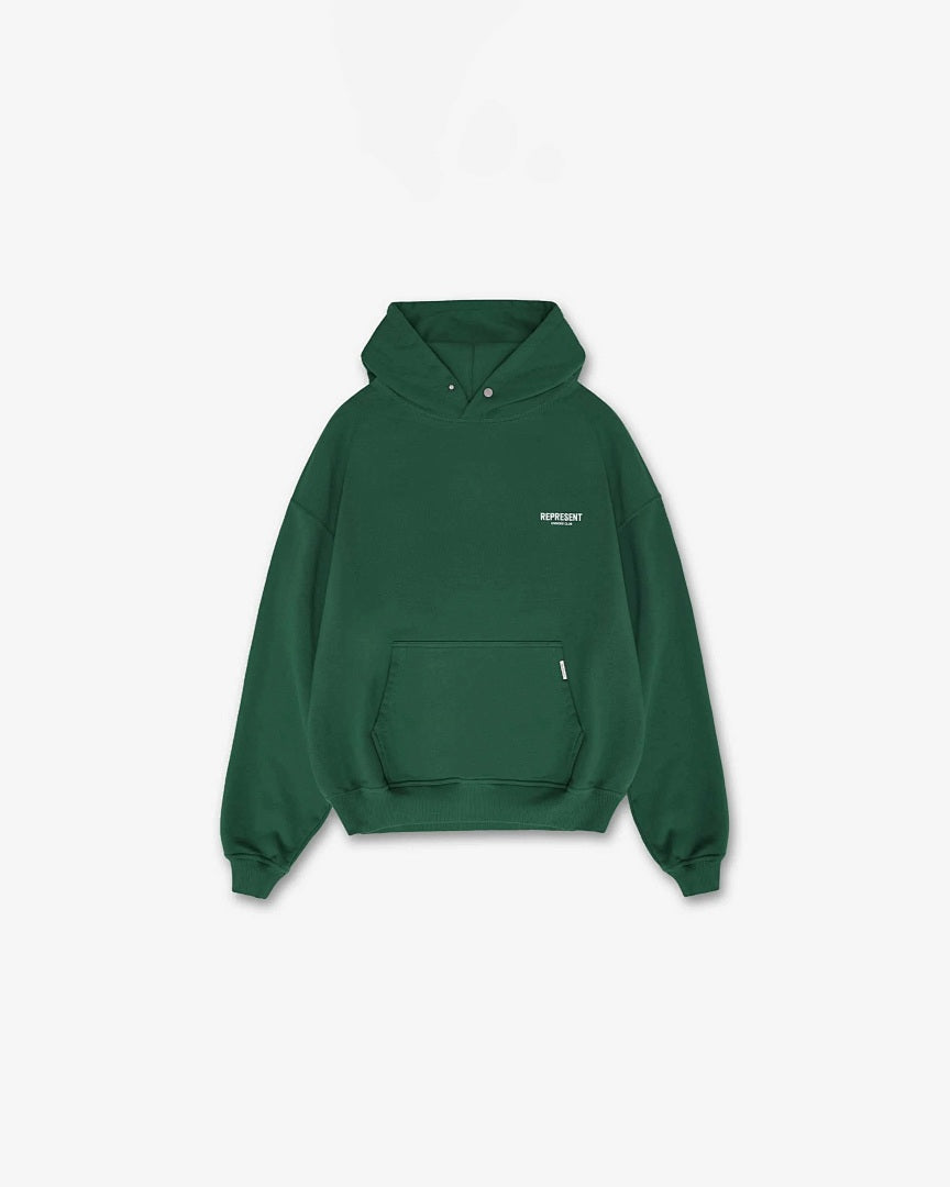 Represent Hoodie Owners Club Forest Green - back