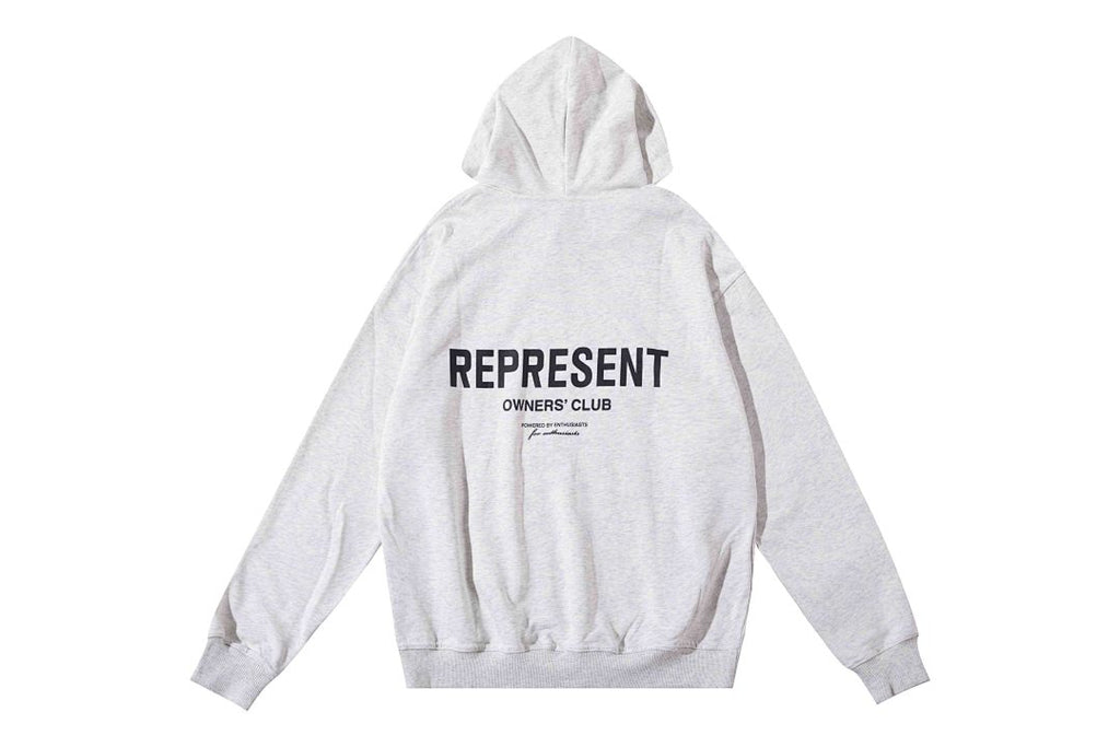Represent Hoodie Owners Club Grey - back