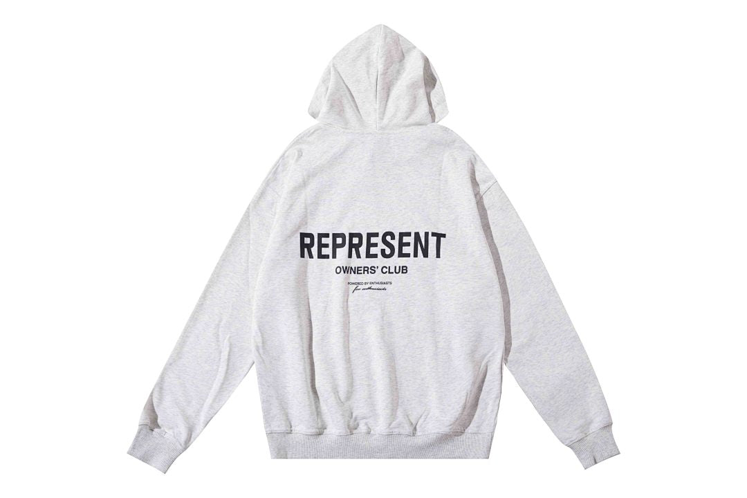 Represent Hoodie Owners Club Grey - back