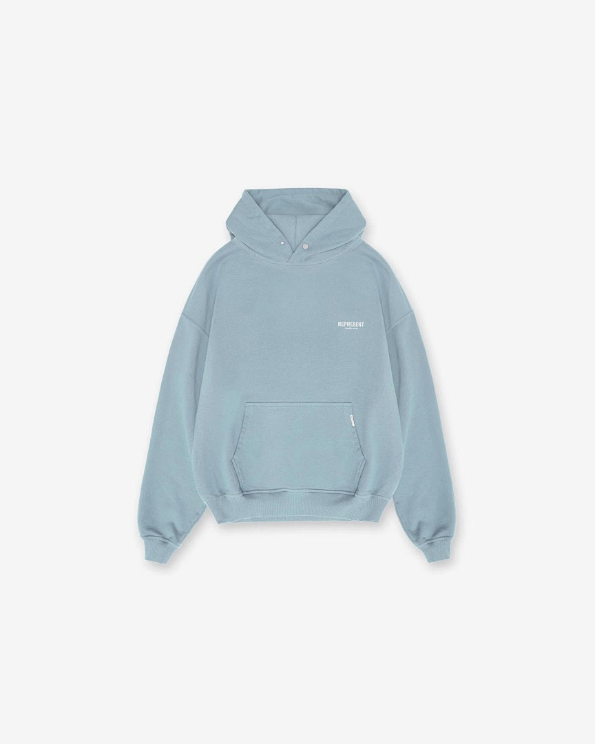 Represent Hoodie Owners Club Light Blue - front