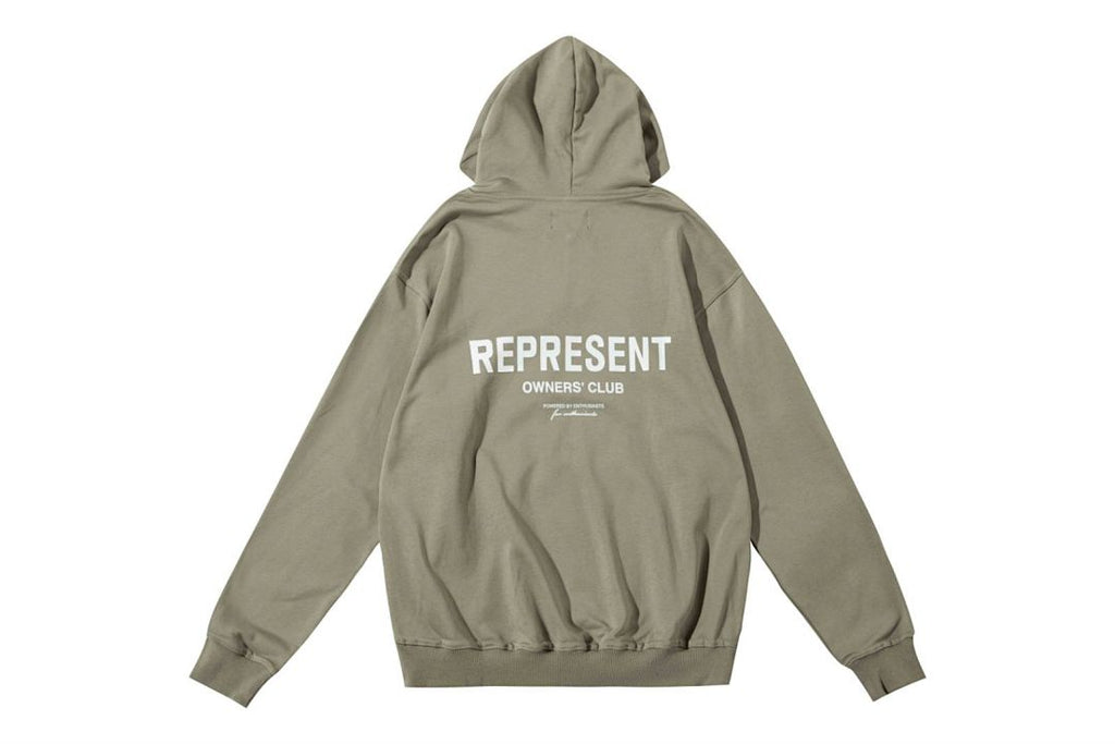 Represent Hoodie Owners Club Sage - back