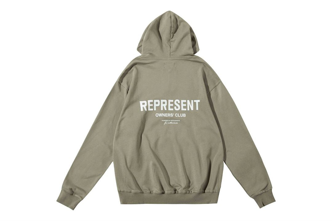 Represent Hoodie Owners Club Sage - back