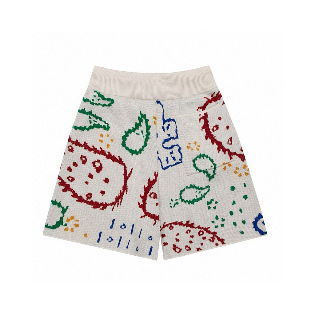 Rhude Paisley Knit Shorts