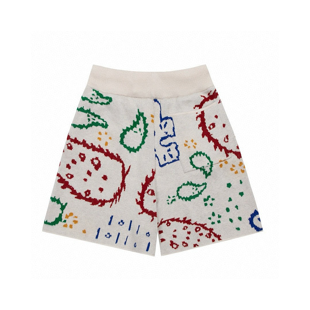 Rhude Paisley Knit Shorts