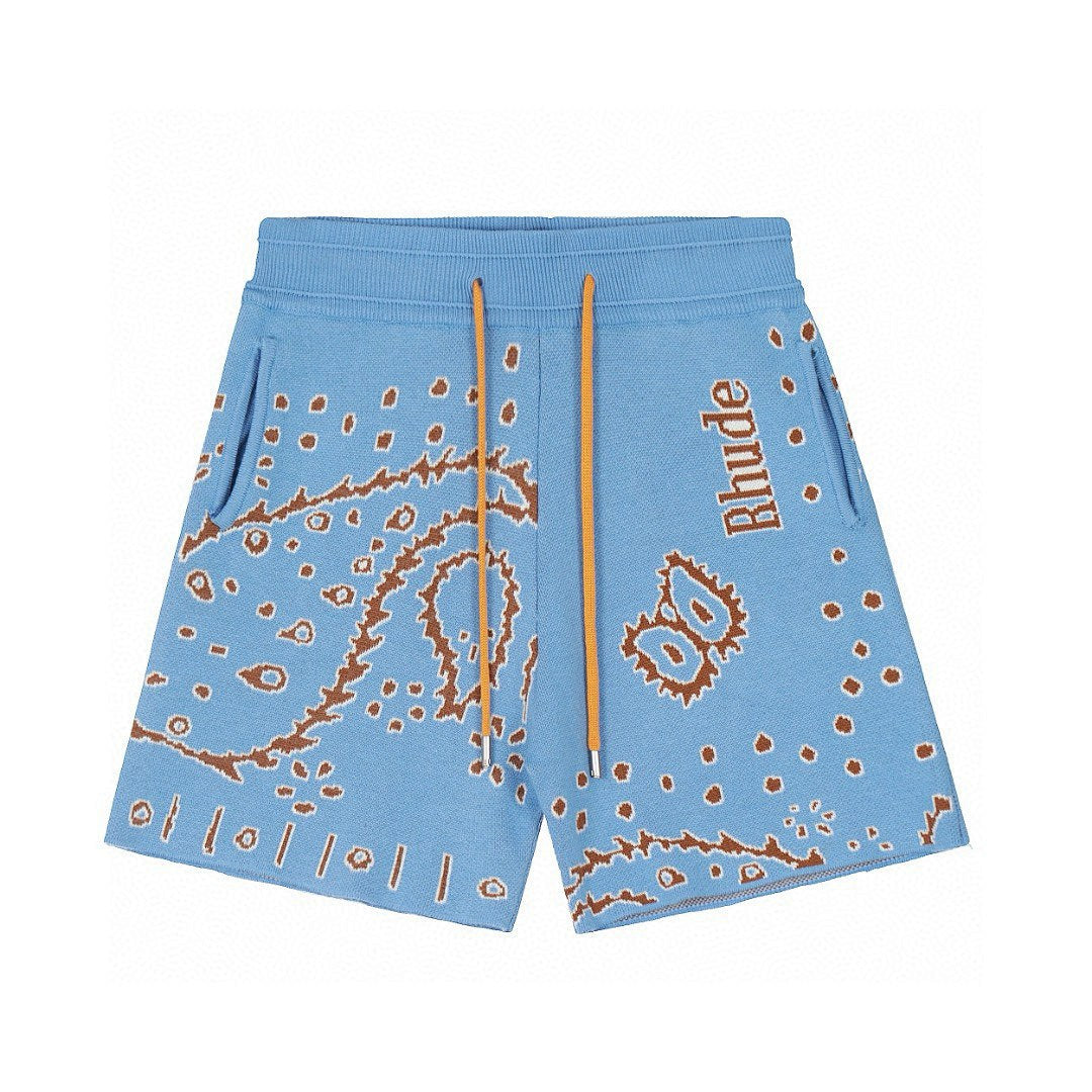 Rhude Bandana Knit Shorts