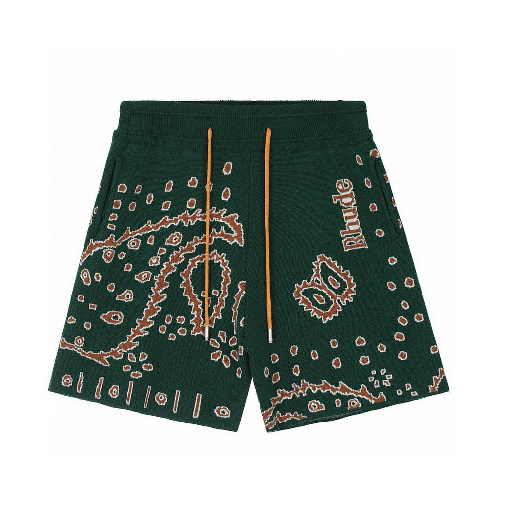 Rhude Bandana Knit Shorts