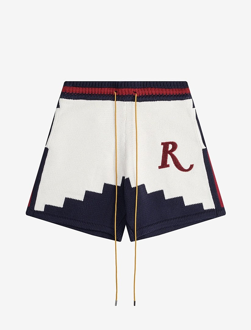 Rhude R Logo Knit Shorts