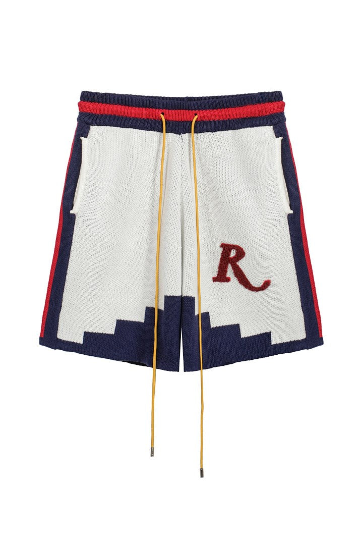 Rhude R Logo Knit Shorts