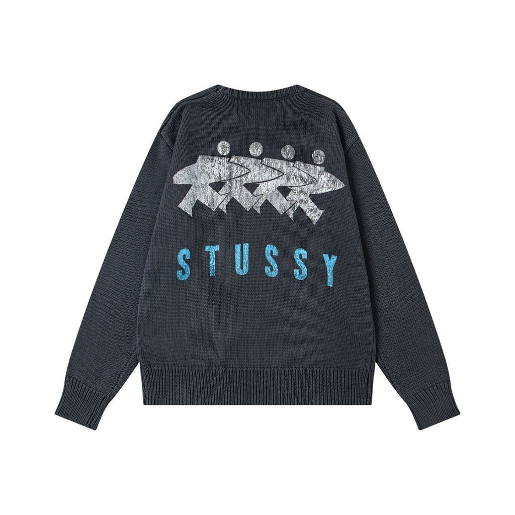 Stussy Running Men Knit Sweater